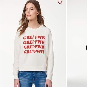 Rebecca Minkoff “GRLPWR” sweatshirt